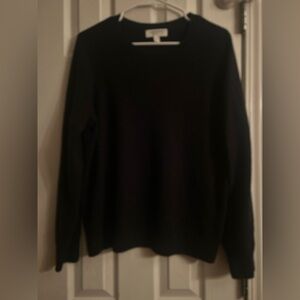 Black Long Sleeve cashmere sweater xl by Nordstrom
